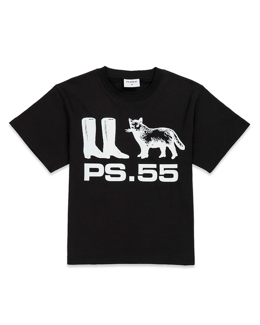 PUSS IN BOOTS TEE BLACK