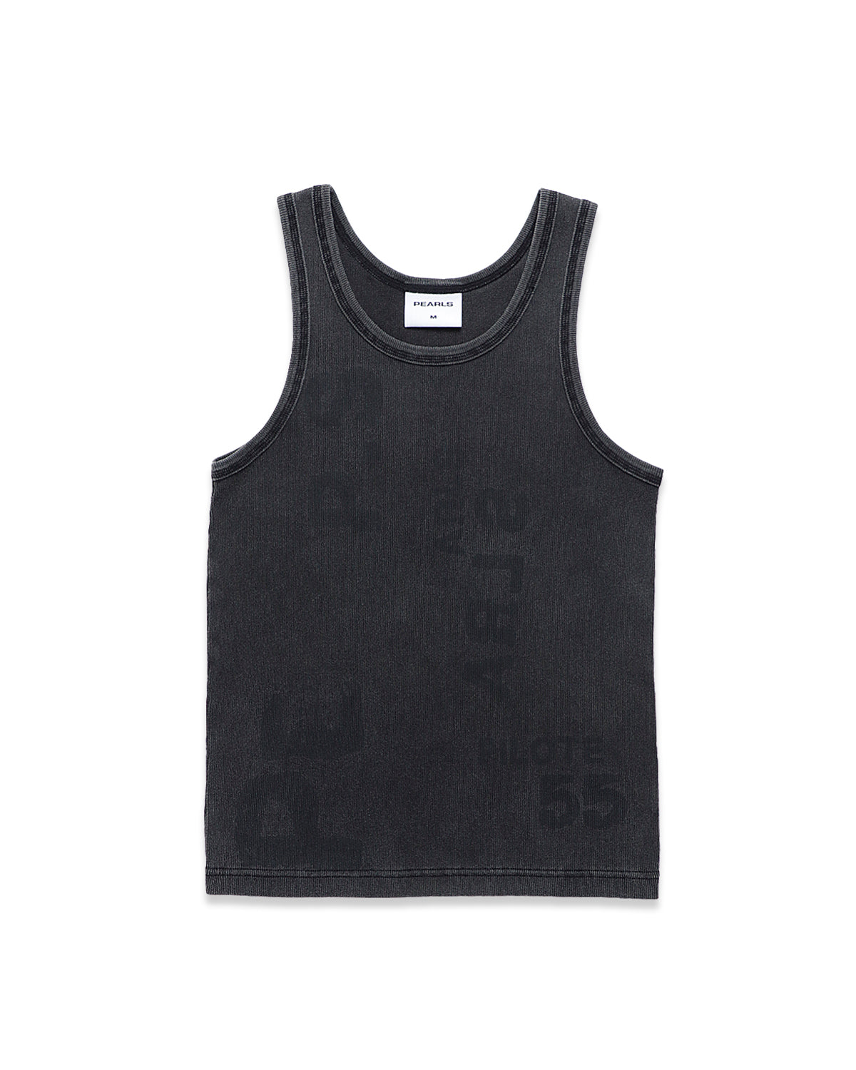 STAMP TANK FADED BLACK