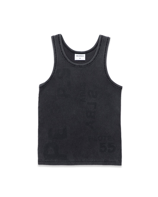 STAMP TANK FADED BLACK