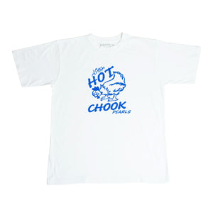 Open image in slideshow, HOT CHOOK TEE WHITE
